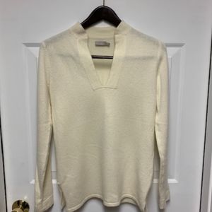 Ellie Kai Ivory Cashmere Tunic Sweater - Size S
